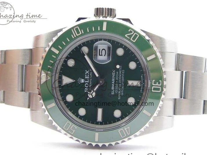 MiroTime 1228 Submariner 116610 LV Green Ceramic ZZF 904L 1:1 Best Edition on SS Bracelet SA3135 V SportInspired 3179